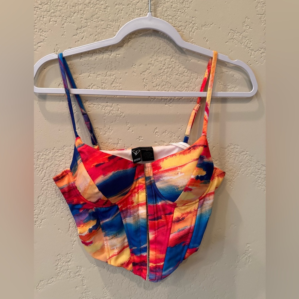 Windsor Multicolor Bustier Top
